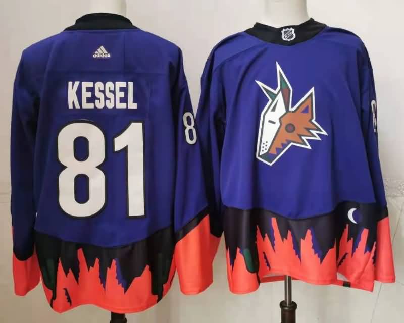 Arizona Coyotes KESSEL #81 Purple NHL Jersey
