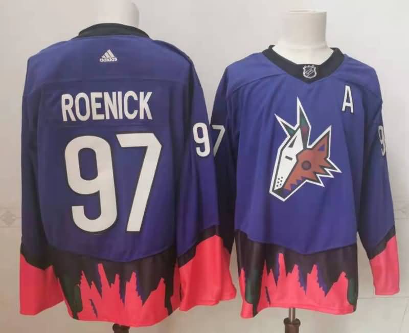 Arizona Coyotes ROENICK #97 Purple NHL Jersey