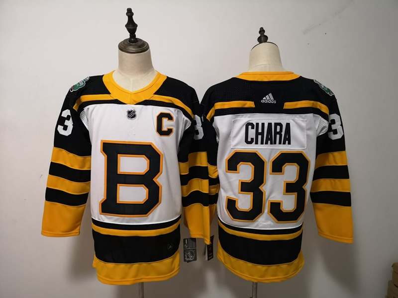 Boston Bruins GHARA #33 White Classics NHL Jersey