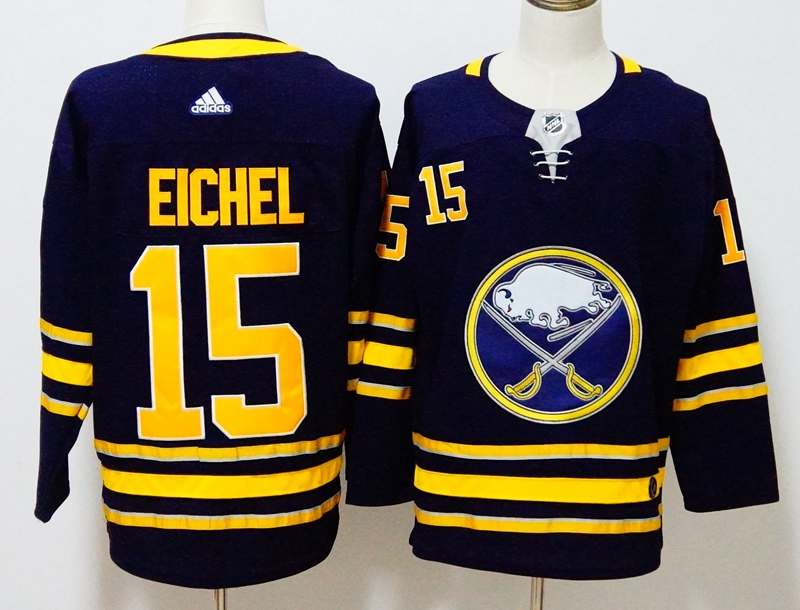 Buffalo Sabres EICHEL #15 Dark Blue NHL Jersey