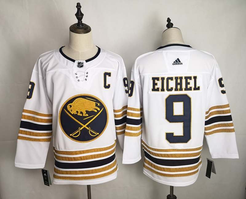 Buffalo Sabres EICHEL #9 White NHL Jersey 02