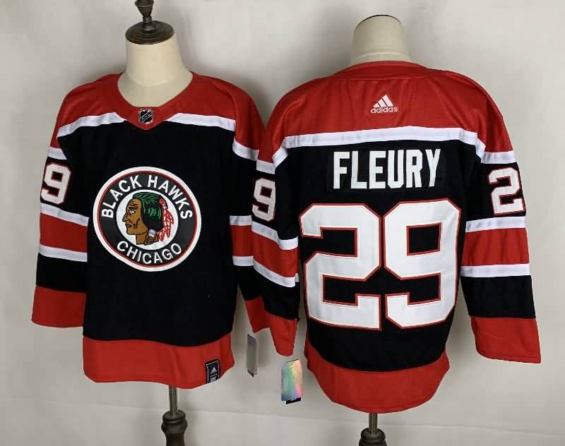 Chicago Blackhawks FLEURY #29 Black NHL Jersey