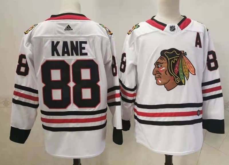 Chicago Blackhawks KANE #88 White NHL Jersey 02
