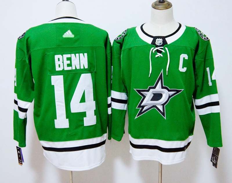 Dallas Stars BENN #14 Green NHL Jersey