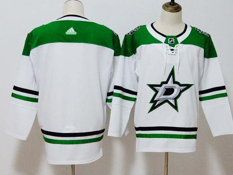 Dallas Stars Custom White NHL Jersey