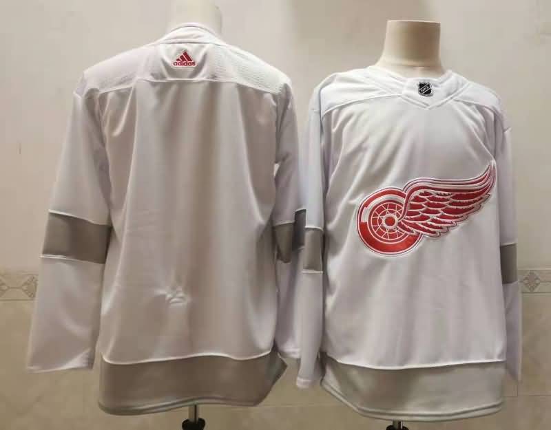 Detroit Red Wings Custom White NHL Jersey