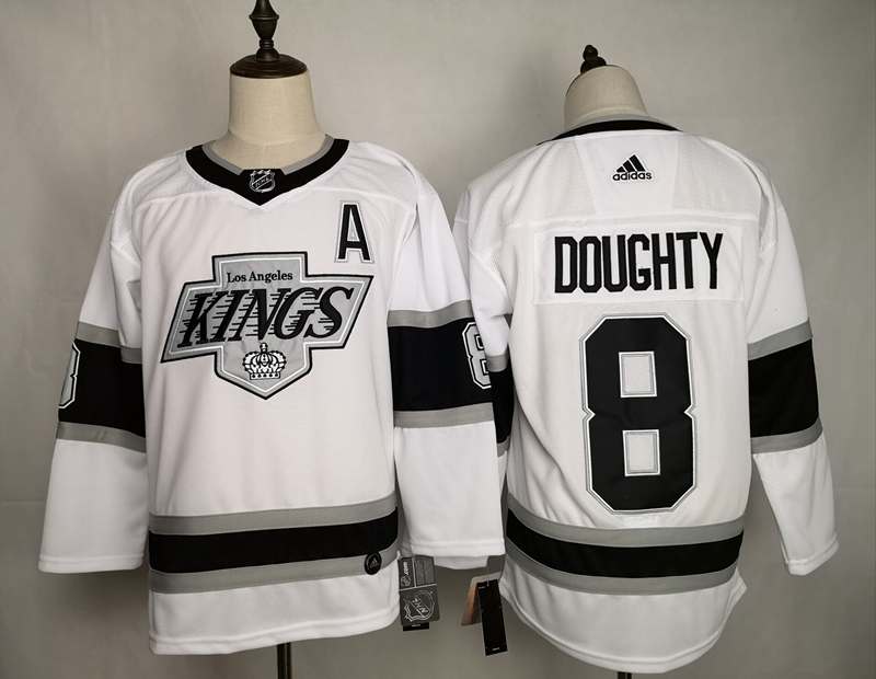 Los Angeles Kings DOUGHTY #8 White Classis NHL Jersey