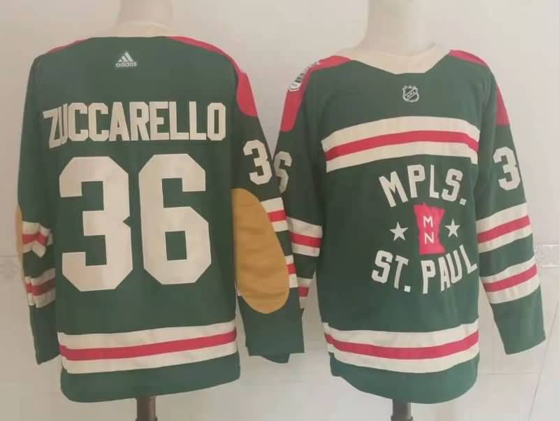 Minnesota Wild ZUCCARELLO #36 Green NHL Jersey