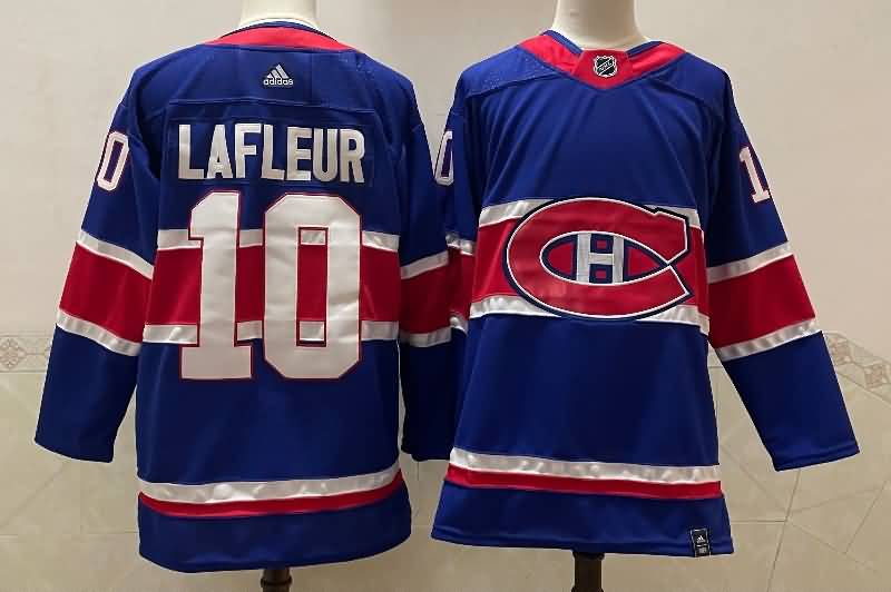 Montreal Canadiens LAFLEUR #10 Blue Classica NHL Jersey