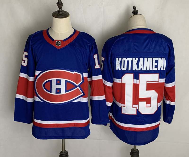 Montreal Canadiens KOTKANIEMI #15 Blue Classics NHL Jersey