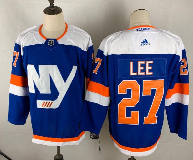 New York Islanders LEE #27 Blue NHL Jersey 02