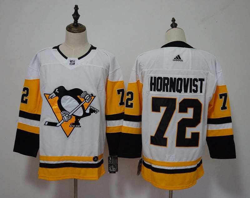 Pittsburgh Penguins HORNOVIST #72 White NHL Jersey