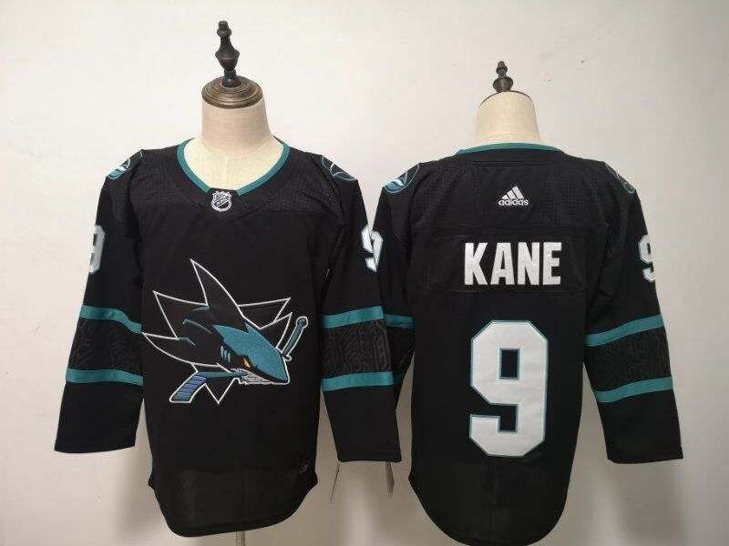 San Jose Sharks KANE #9 Black NHL Jersey