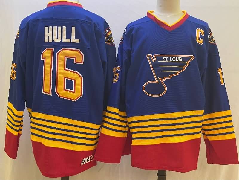 St Louis Blues HULL #16 Blue Classics NHL Jersey