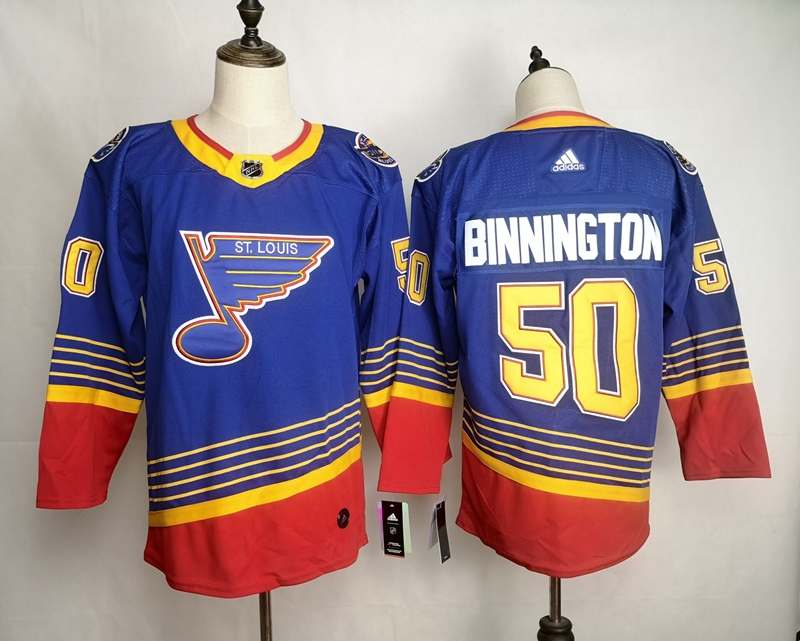 St Louis Blues BINNINGTON #50 Blue Classics NHL Jersey