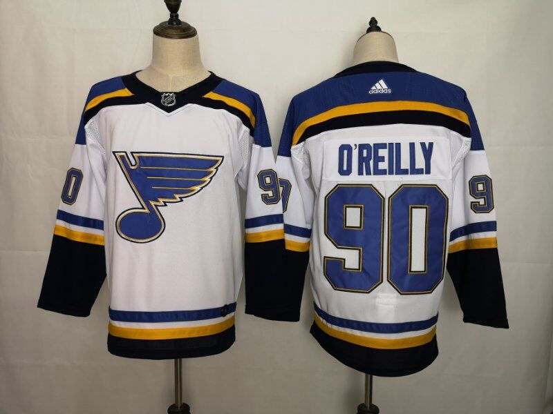 St Louis Blues OREILLY #90 White NHL Jersey