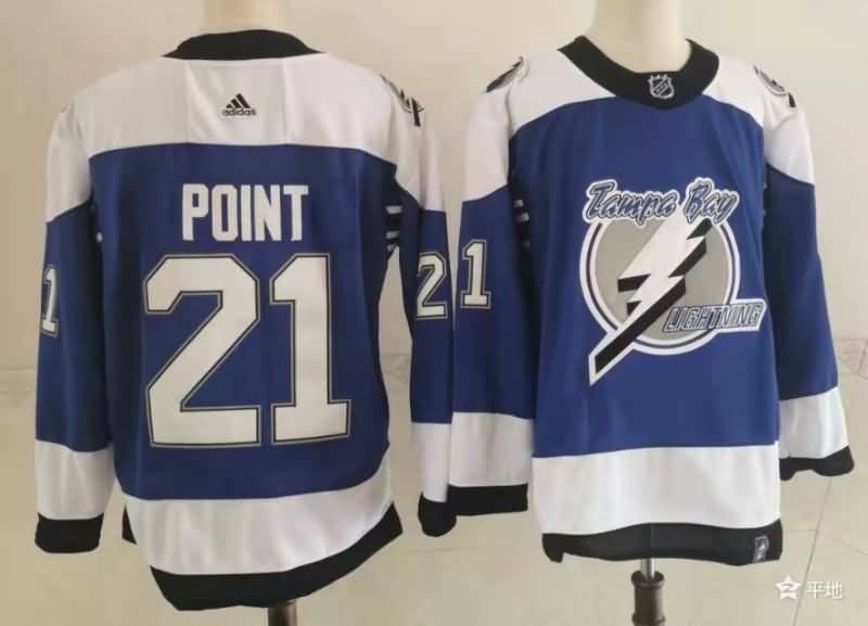 Tampa Bay Lightning POINT #21 Blue NHL Jersey 02