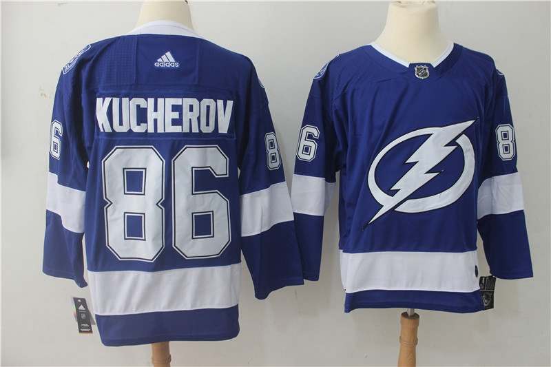 Tampa Bay Lightning KUCHEROV #86 Blue NHL Jersey