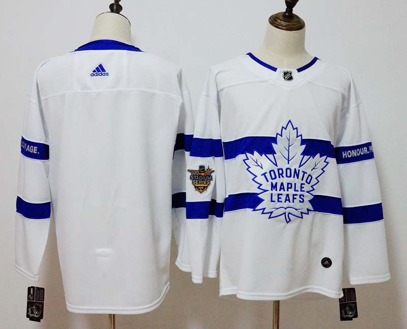Toronto Maple Leafs Custom White NHL Jersey 02
