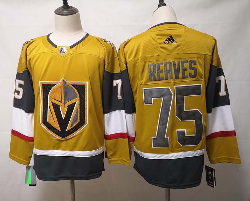 Vegas Golden Knights REAVES #75 Golden NHL Jersey
