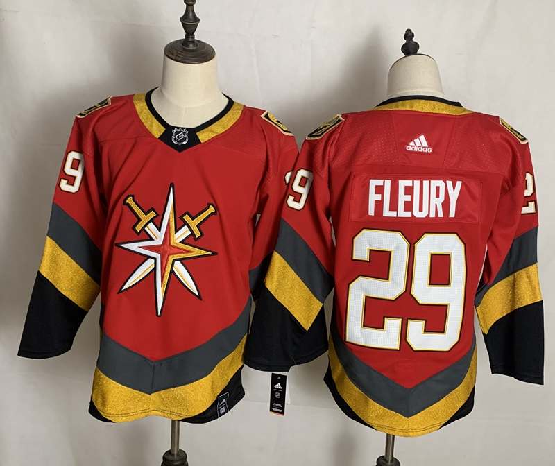 Vegas Golden Knights FLEURY #29 Red NHL Jersey