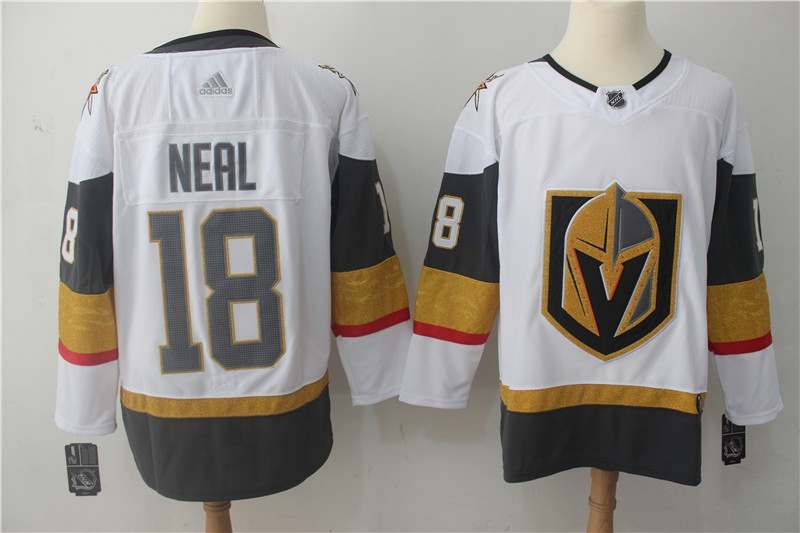 Vegas Golden Knights NEAL #18 White NHL Jersey