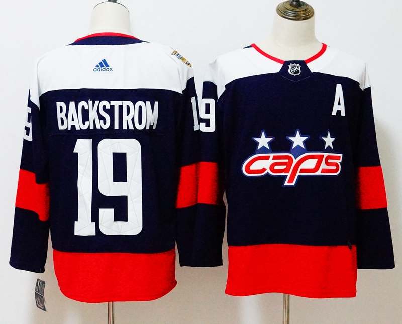 Washington Capitals BACKSTROM #19 Dark Blue NHL Jersey