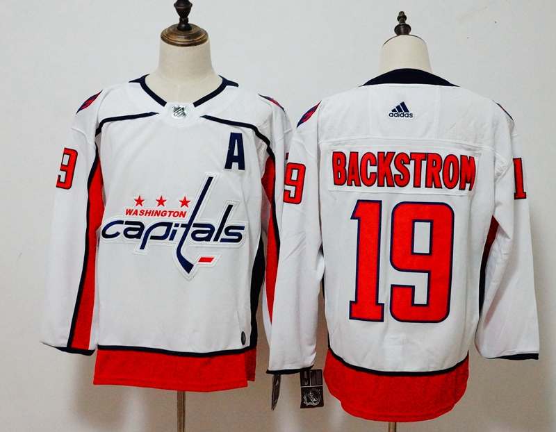 Washington Capitals BACKSTROM #19 White NHL Jersey
