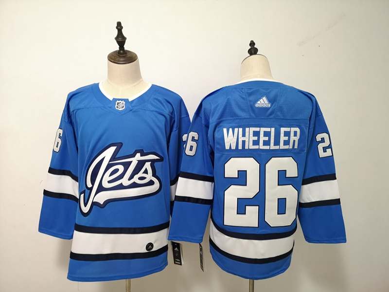 Winnipeg Jets WHEELER #26 Blue NHL Jersey