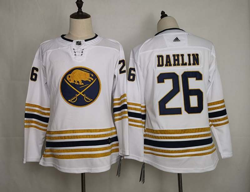 Buffalo Sabres DAHLIN #26 White Women NHL Jersey