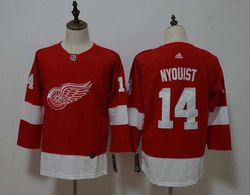 Detroit Red Wings NYQUIST #14 Red Women NHL Jersey