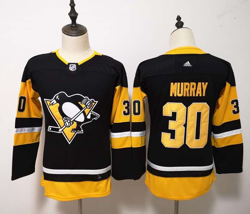 Pittsburgh Penguins MURRAY #30 Black Women NHL Jersey