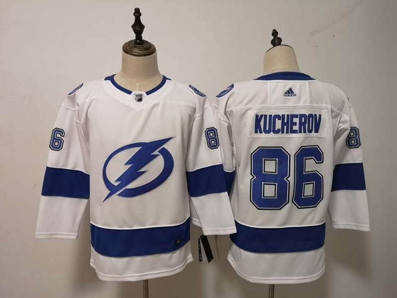 Tampa Bay Lightning KUCHEROV #86 White Women NHL Jersey