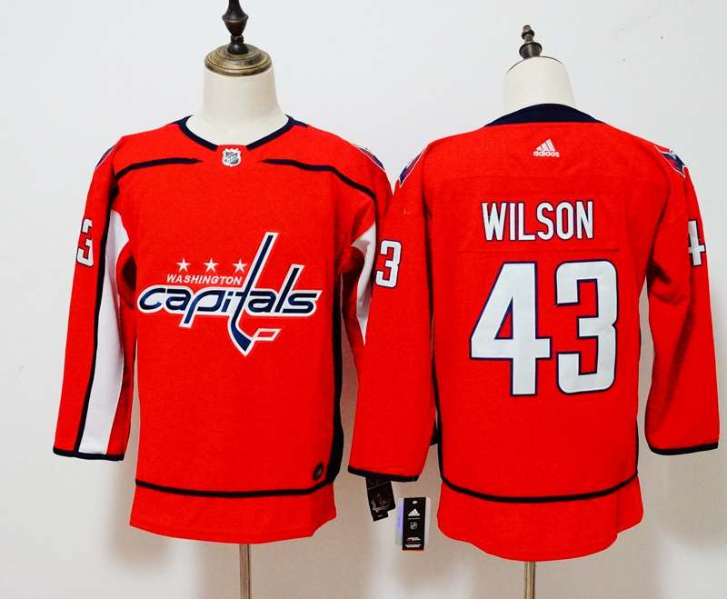 Washington Capitals WILSON #43 Red Women NHL Jersey