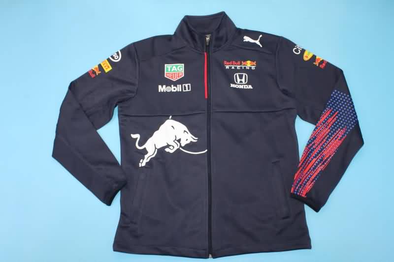 AAA(Thailand) Red Bull 2021 Dark Blue Soccer Jacket