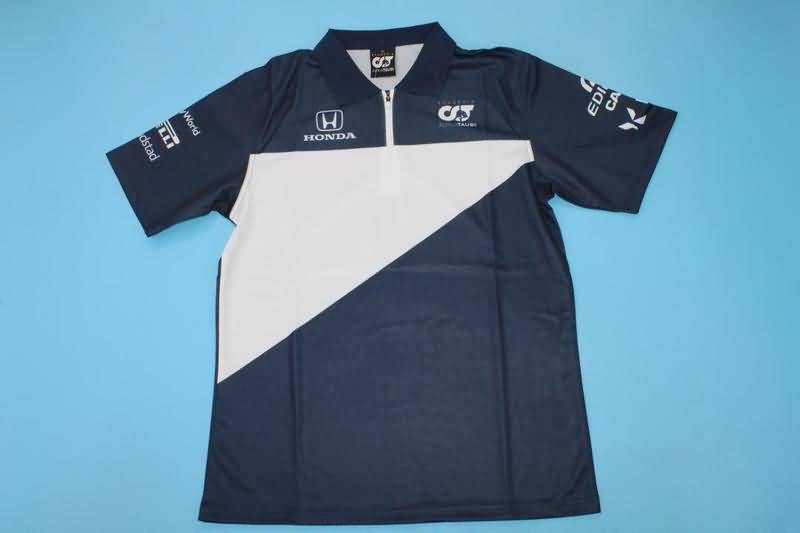 AAA(Thailand) Honda 2021 Dark Blue Polo Soccer T-Shirt