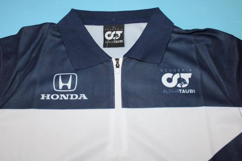 AAA(Thailand) Honda 2021 Dark Blue Polo Soccer T-Shirt