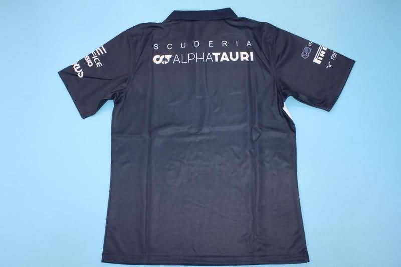 AAA(Thailand) Honda 2021 Dark Blue Polo Soccer T-Shirt