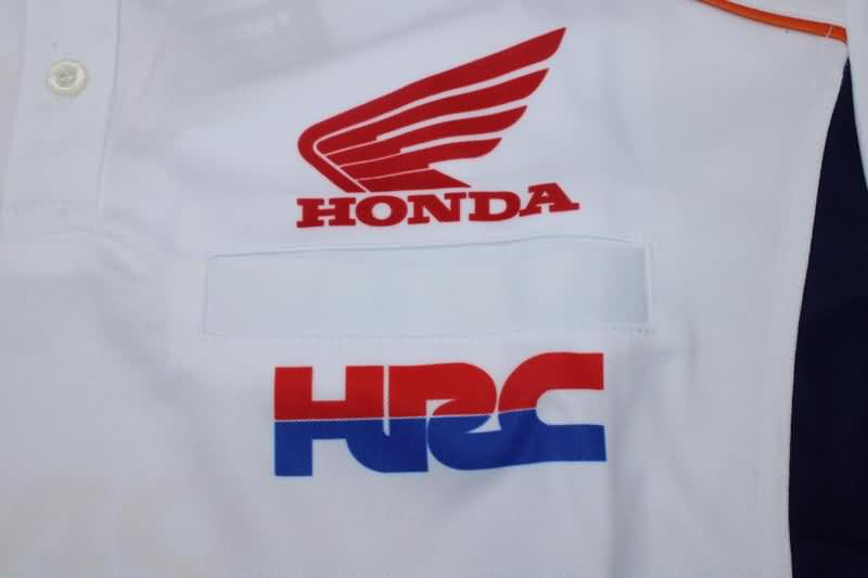 AAA(Thailand) Honda 2021 White Polo Soccer T-Shirt