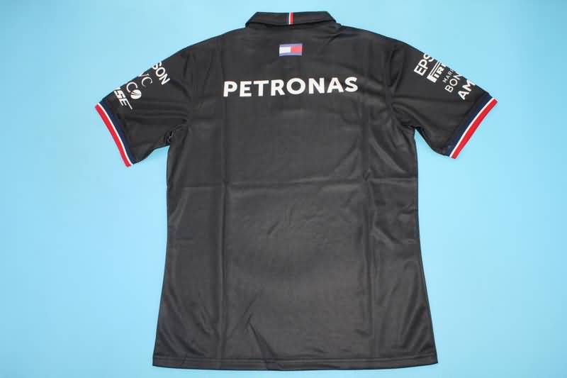 AAA(Thailand) Mercedes 2021 Black Polo Soccer T-Shirt