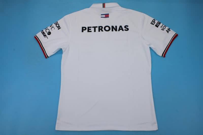 AAA(Thailand) Mercedes 2021 White Polo Soccer T-Shirt