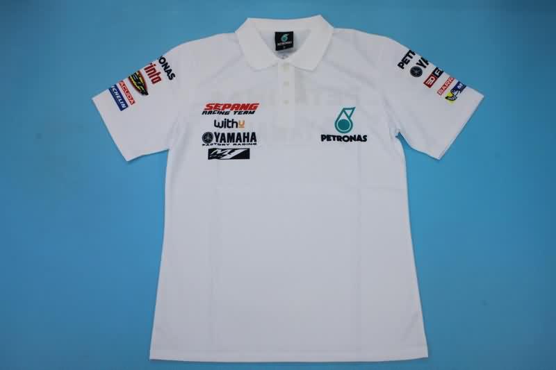 AAA(Thailand) Mercedes 2021 White Polo Soccer T-Shirt 02