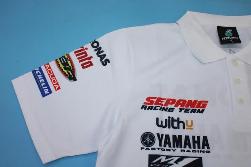 AAA(Thailand) Mercedes 2021 White Polo Soccer T-Shirt 02