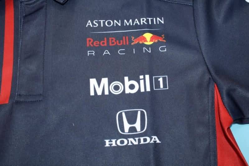 AAA(Thailand) Red Bull 2021 Black Polo Soccer T-Shirt