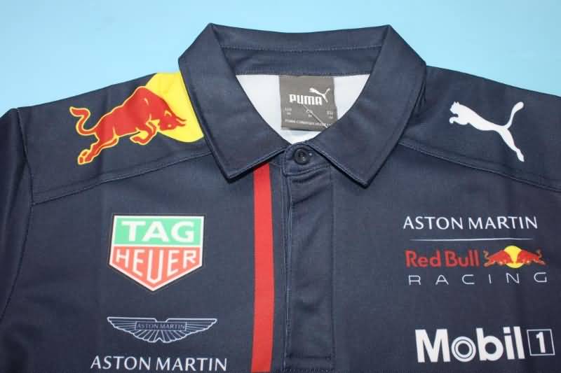 AAA(Thailand) Red Bull 2021 Black Polo Soccer T-Shirt