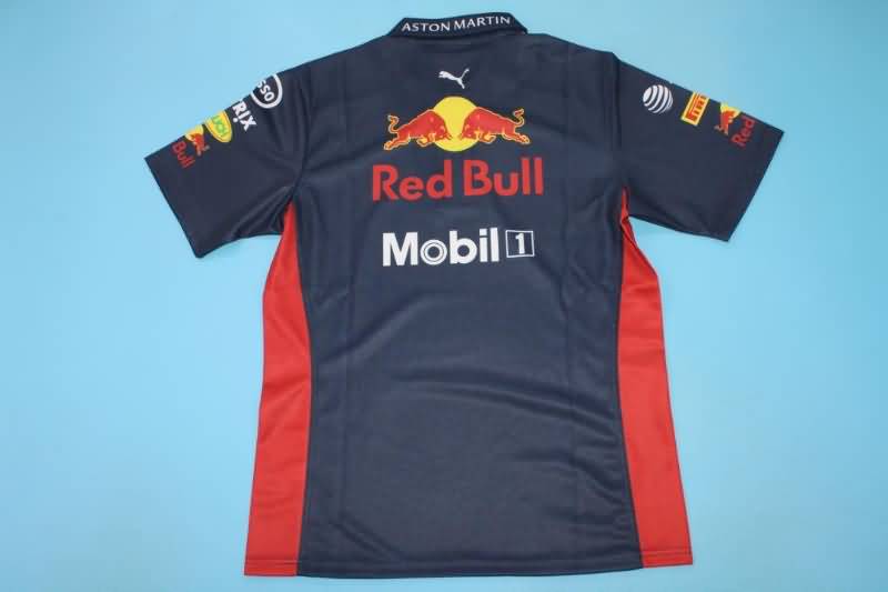 AAA(Thailand) Red Bull 2021 Black Polo Soccer T-Shirt