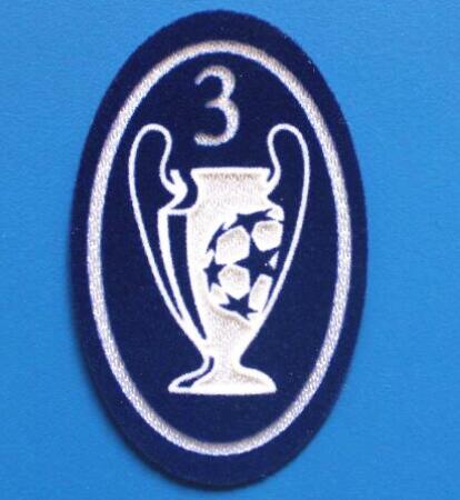 UCL 3 Trophy Retro Patch