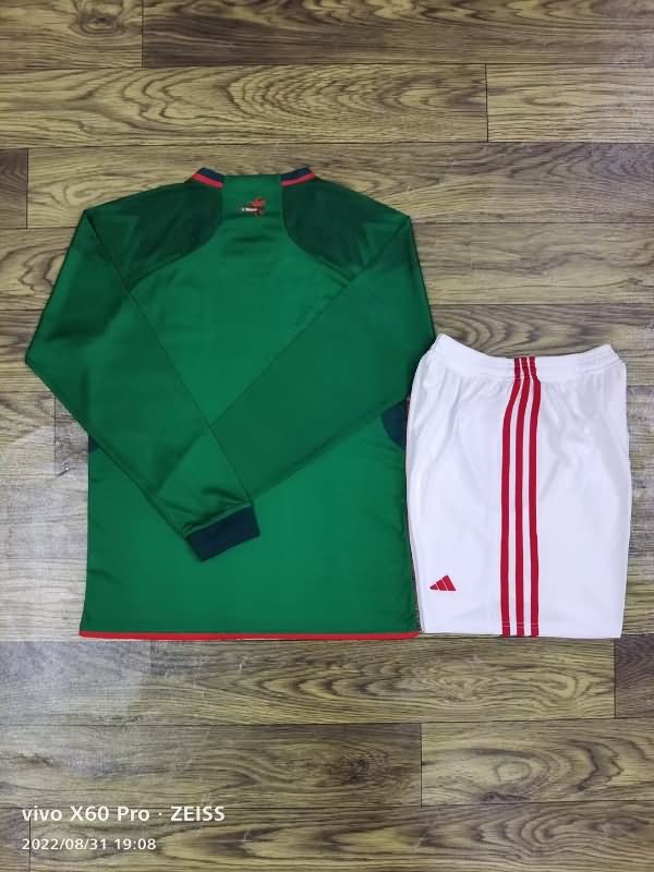Mexico 2022 Home Long Slevee Soccer Jersey