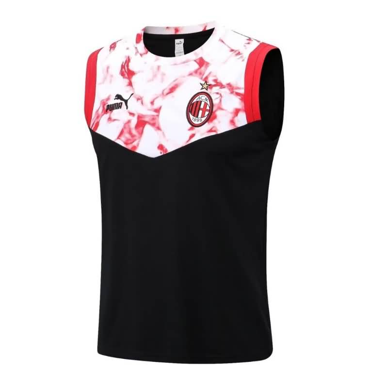 AAA(Thailand) AC Milan 22/23 Black Vest Soccer Jersey