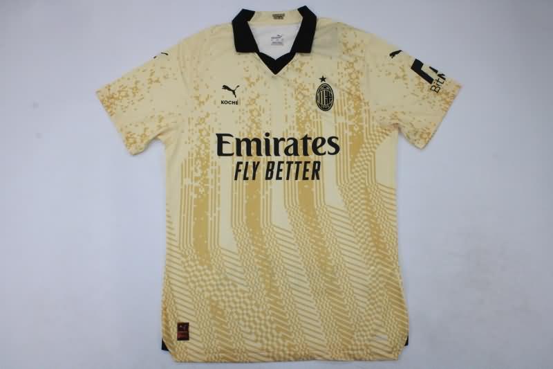 AAA(Thailand) AC Milan 22/23 Goalkeeper Gold Soccer Jersey (Player)